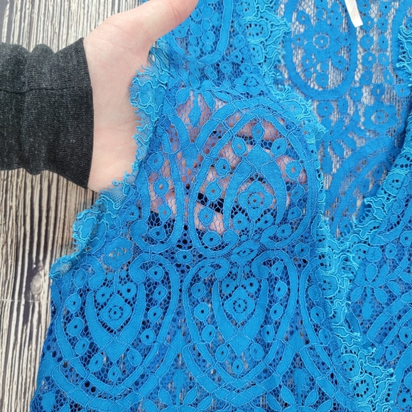 Free People Heart In Two Lace Mini Dress - Picture 3 of 11